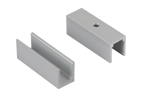 StrongLumio metalowy uchwyt do silikonowego profilu LED neon 8x16 mm