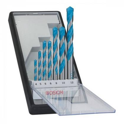 BOSCH 2607010543 7-częściowy zestaw wierteł krętych CYL-9 MultiConstruction 4-12
