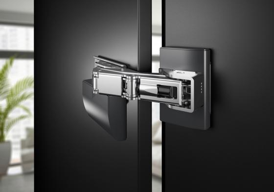 HETTICH 9343483 EviSys zawias prowadzący 115° z tłumikiem, antracyt