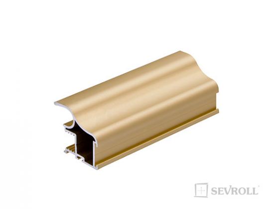 SEVROLL 06821 System 10 II rączka 2,7m złoty/mosiądz