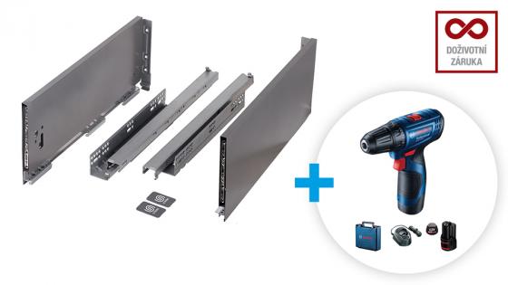 StrongMax 18 PROMOCJA 12x89/500 + 24x185/500 szary + BOSCH