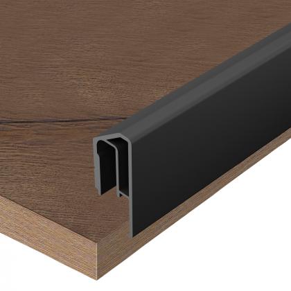 HETTICH 9352269 FurnSpin Cadro pokrywa okuć czarna 3000 mm