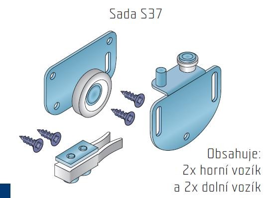 S-S37 komplet okuć 1 skrzydło