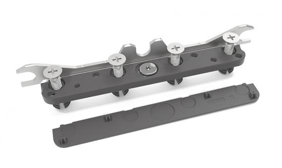 KES 272444 FREEslim Flap mocowanie frontu kołek czarny