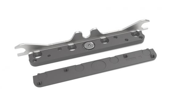 KES 272443 FREEslim Flap mocowanie frontu wkręt czarne