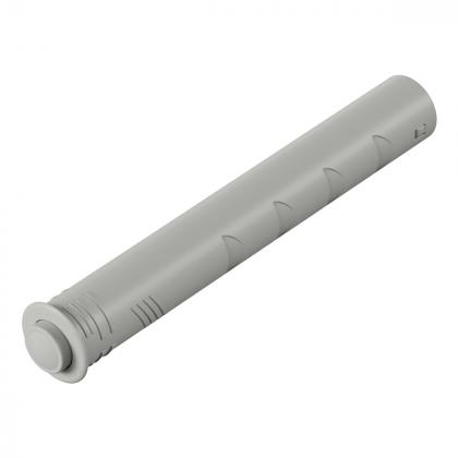 HETTICH 9375925 tłok PTO z soczewką, długi, do przykręcania, szary