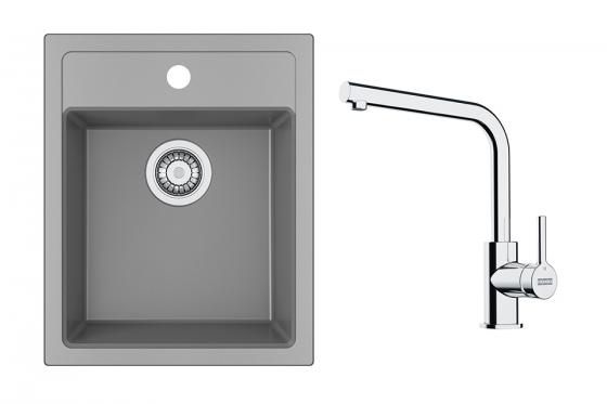 FRANKE Zestaw T113SZ SID 610-40 szary + FS 3230.031