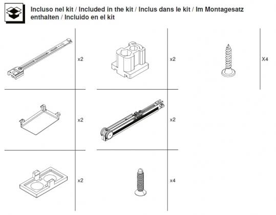 TERNO T-Belt sada dvou tlumičů černá