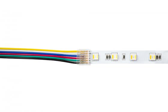 StrongLumio spojka RGBCCT LED pásek 12mm - kabel šestilinka