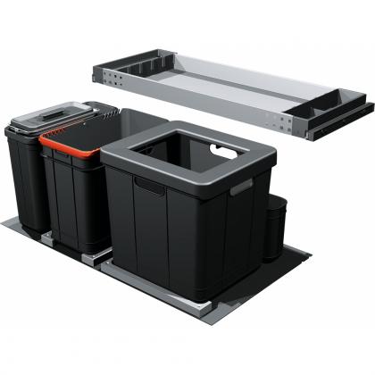 FRANKE Sorter 350-90 Composta 1x40l+1x22l+1x5,5l+kosz tylny