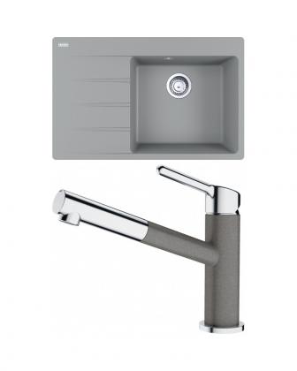 FRANKE Zestaw G227ŠK CNG 611-78 TL/7 szary kamienny + FC 3055.084