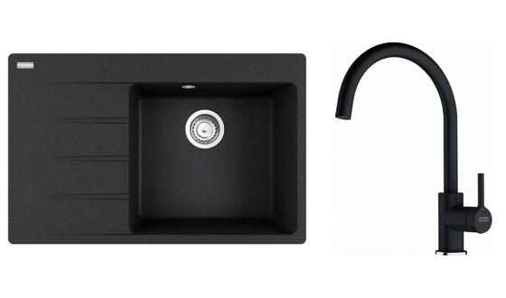 FRANKE Zestaw G271O CNG 611-78 TL/7 onyks + FC 6018.071