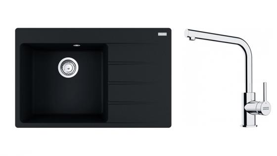 FRANKE Zestaw G251O CNG 611-78 TL/2 onyks + FS 3230.031