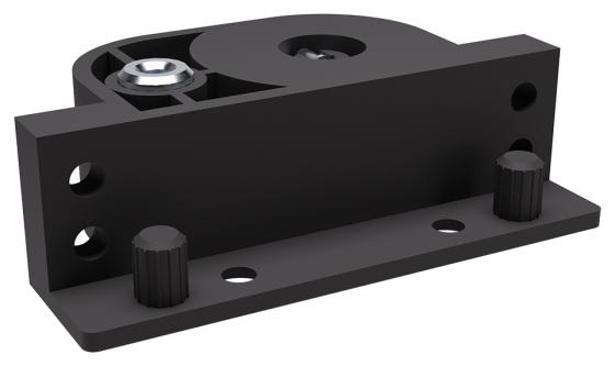 IF noga regulowana z kołem KEY-F z szpilkami lewa