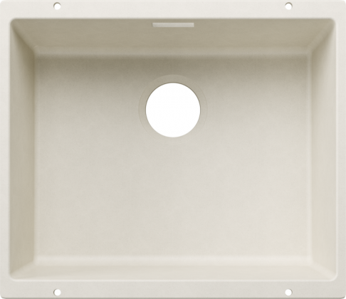 BLANCO 527796 Zlew Subline 500-U bez zestawu odpływ. Silgranit biały soft