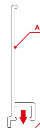 TERNO Star Fluid profil maskujący 3067/N 3m, czarna anoda szczotkowana