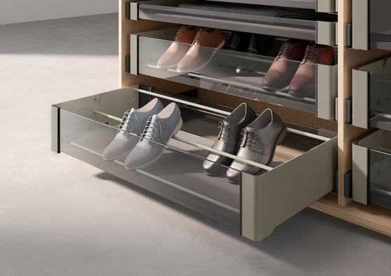 K-KES Conero, zásuvka na boty a čelní+zadní výplň, H168/475, KB=700, champagne