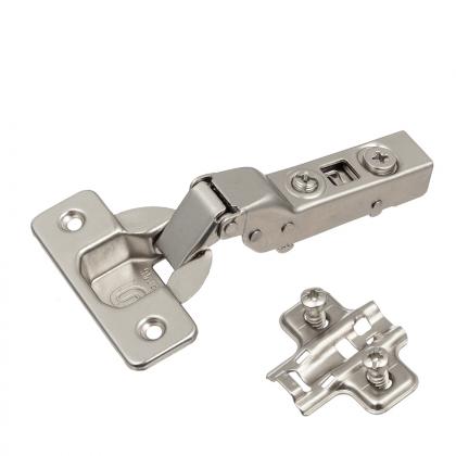 K-StrongHinges S5 závěs klip polonaložený s tlumením 110°, podložka eurošroub