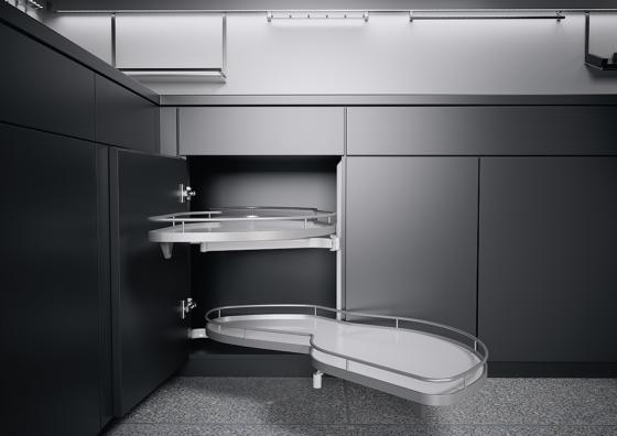 K-KES LeMans II, półki+drążek, Arena Classic, biały/srebrny, P, /720-900