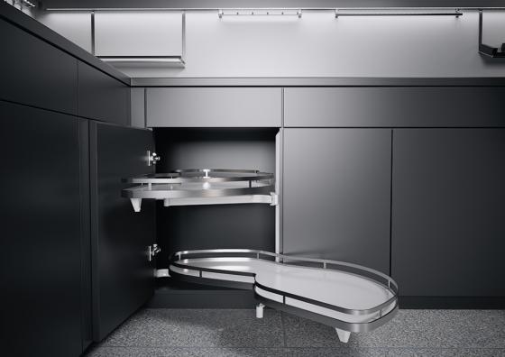 K-KES LeMans II, półki+drążek, Arena Style, biały/chrom, P, 500/600-750