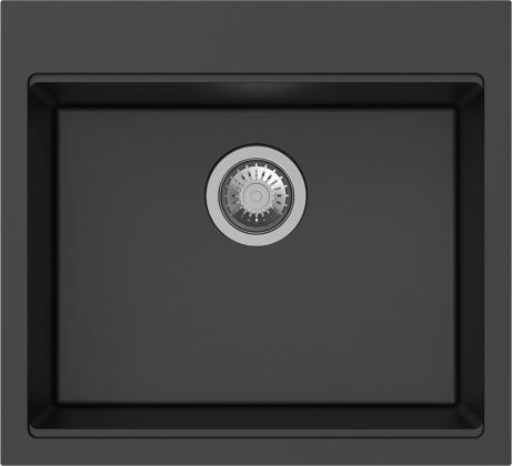 StrongSinks S3 Zlewozmywak granitowyIpel 560x510mm bez ociekacza czarny