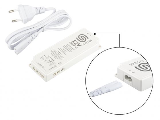 Zasilacz StrongLumio 12V 36W (6× MINI + 1× 3PIN)