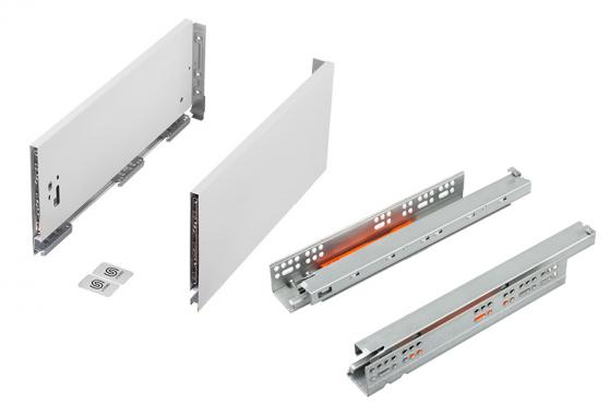 K-StrongMax 18 szuflada H185/550mm push, biała