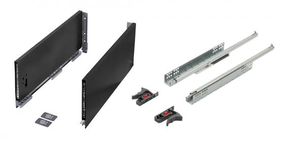 K-StrongMax Uni 16 szuflada H185/500mm, czarna