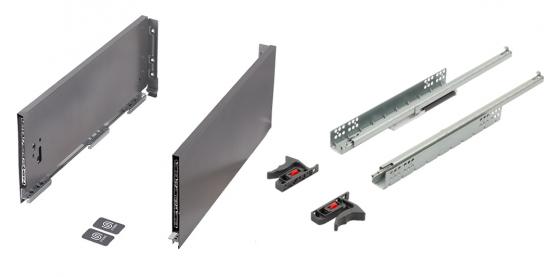 K-StrongMax Uni 18 szuflada H185/550mm, szara