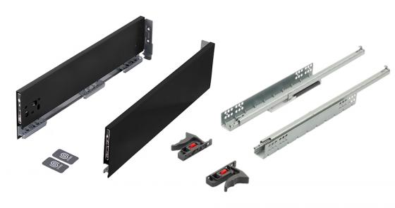 K-StrongMax Uni 18 szuflada H121/500mm, czarna