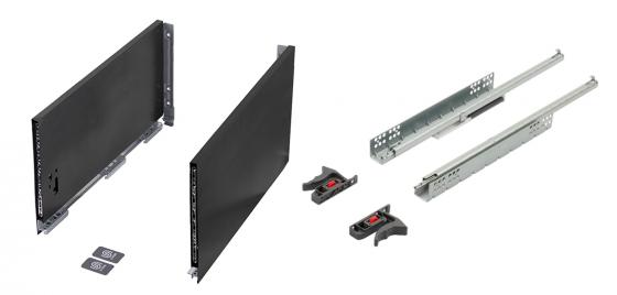 K-StrongMax Uni 18 szuflada H249/500mm, czarna