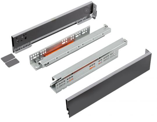 K-StrongMax 18 szuflada H89/400mm push, szara