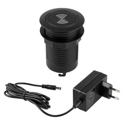 StrongPower PowerUp ładowarka USB A+C + ładowarka bezprzewodowa, czarna