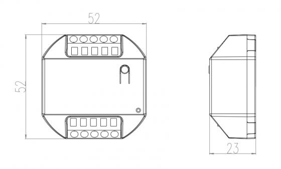 StrongLumio odbiornik do bezprzewod wyłączników samonapędowych 12/24V 2PIN CCT