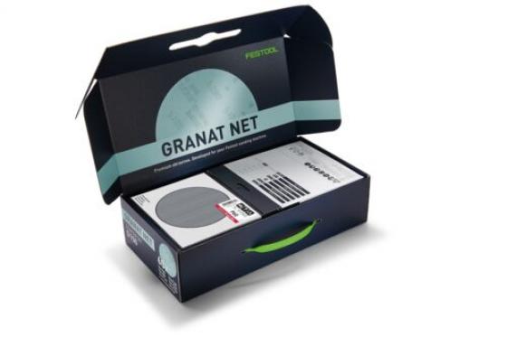 FESTOOL 578667 Materiały ścierne z włókniny Granat Net D150 GR NET-Set