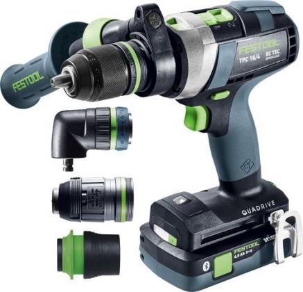 FESTOOL 577622 Aku wiertarko-wkrętarka udarowa TPC 18/4 5,0/4,0 ISet/XL QUADRIVE