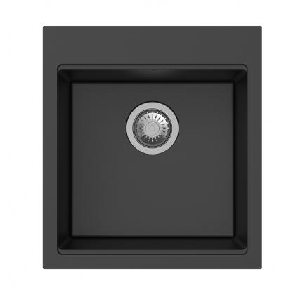 StrongSinks S3 Zlewozmywak granitowyIpel 460x510mm bez ociekacza  czarny