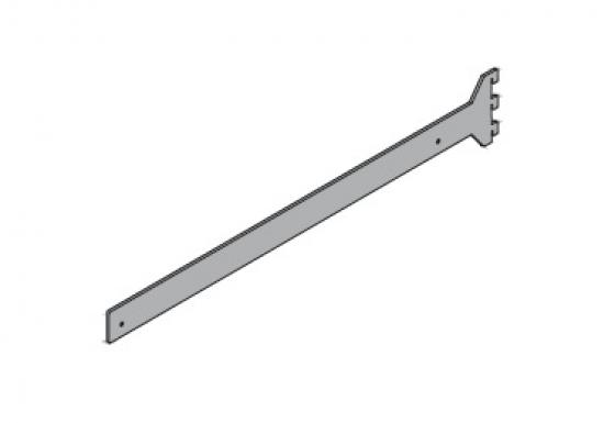 VERTIKO Półka 300x18mm ciemnobrązowa
