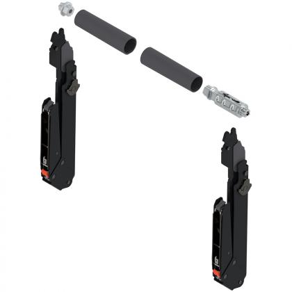BLUM 22L3500 Aventos HL Top – ramiona 340–389 mm, czarny  Eclipse
