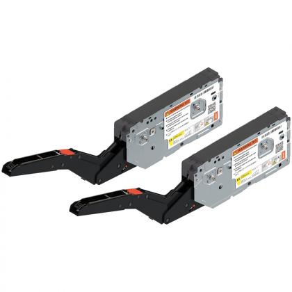 BLUM22K2310TAventosHKTop front uchylny słaby,Tip-on,eurowkręty,czarny  Eclipse