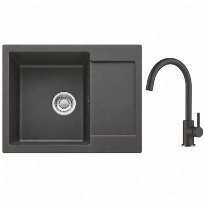 FRANKE Zestaw G275ŠB MRG 611-62 szary łupek + FC 6018