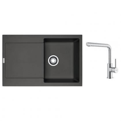 FRANKE Zestaw G300ŠB MRG 611 szary łupek + FC 6985