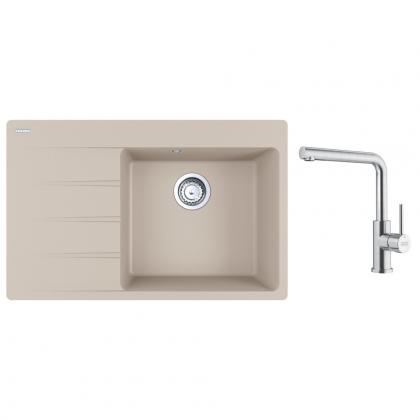 FRANKE Zestaw G287SA CNG 611-78 TL/7 sahara + FC6985