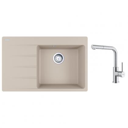 FRANKE Zestaw G289SA CNG 611-78 TL/7 sahara + FC6986