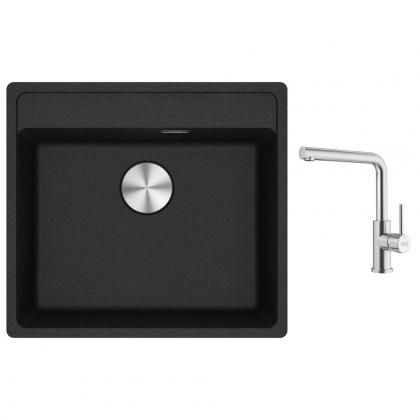 FRANKE Zestaw G297O MRG 610-52 RTL onyx + FC 6985