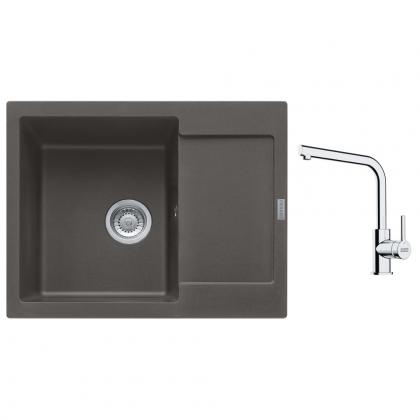 FRANKE Set G257ŠB MRG 611-62 šedá břidlice + FS 3230.031 chrom