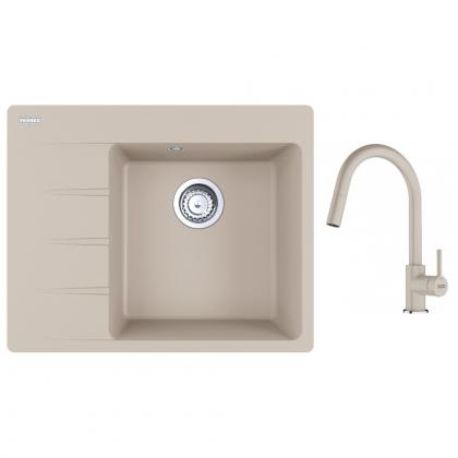 FRANKE Zestaw G285SA CNG 611-62 TL/7 sahara + FC6051
