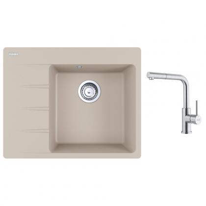 FRANKE Zestaw G283SA CNG 611-62 TL/7 sahara + FC 6986