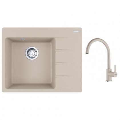 FRANKE Zestaw G270SA CNG 611-62 TL/2 sahara + FC6018