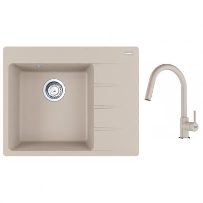 FRANKE Zestaw G286SA CNG 611-62 TL/2 sahara + FC6051